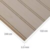 MDF Ranurado Maple 1.22 x 2.44 m x 5.5mm