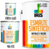 Esmalte Sintético 230 ml - ¼ - 1 Gl Iris Blanco/Negro