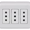 Enchufe Hembra Sobrepuesto Triple 10A Schneider